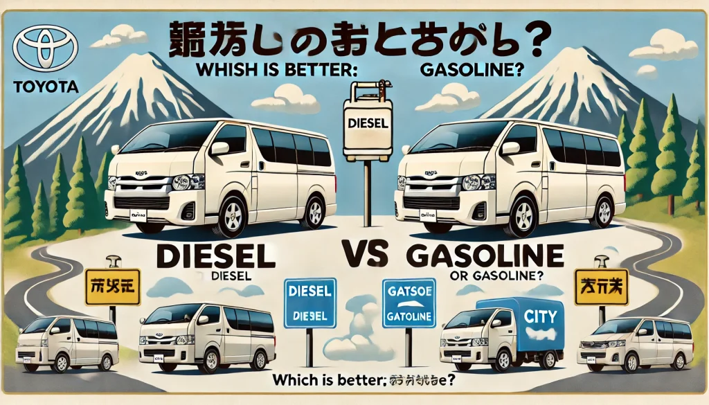 ガソリンとディーゼルはどちらがいいか？